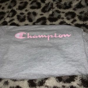 champion t shirt with t hoodie